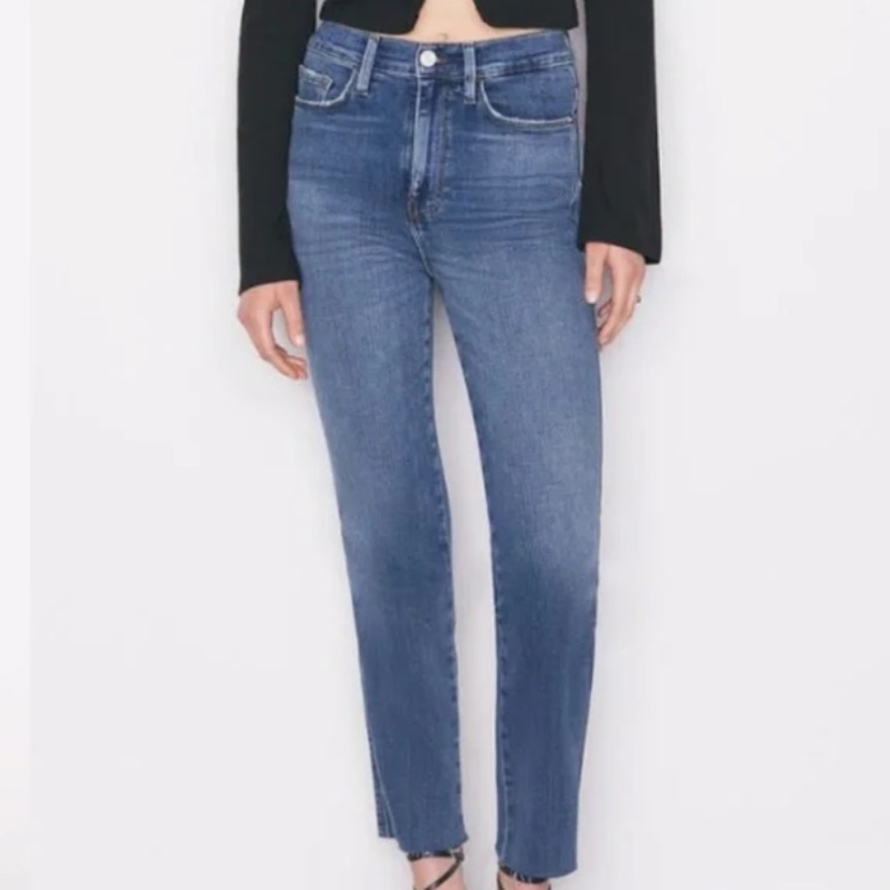FRAME Denim Le Sylvie Crop Jeans in Edgewater Chew NWOT